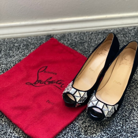 Christian Louboutin Shoes - Christian Louboutin peep toe heels